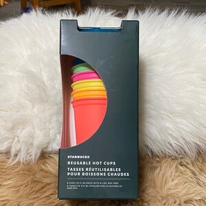 Starbucks Multicolor Reusable Hot Cups